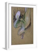 Loie Fuller at the Folies Bergere-Henri de Toulouse-Lautrec-Framed Giclee Print