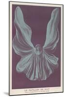 Loie Fuller (Mary Louise Fuller) American Dancer as le Papillon de Nuit at the Bouffes-Parisiens-null-Mounted Art Print