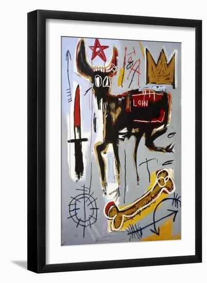 Loin-Jean-Michel Basquiat-Framed Giclee Print