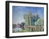 Loing at Moret, 1886 by Alfred Sisley-Alfred Sisley-Framed Giclee Print