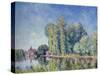 Loing at Moret, 1886 by Alfred Sisley-Alfred Sisley-Stretched Canvas