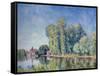 Loing at Moret, 1886 by Alfred Sisley-Alfred Sisley-Framed Stretched Canvas