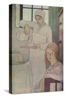 'Lois and Her Nurse. From 'A Book of Quaker Saints.' (L. V. Hodgkin.)', 1923-Frederick Cayley Robinson-Stretched Canvas