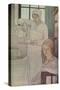 'Lois and Her Nurse. From 'A Book of Quaker Saints.' (L. V. Hodgkin.)', 1923-Frederick Cayley Robinson-Stretched Canvas