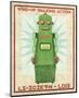 Lois Box Art Robot-John Golden-Mounted Giclee Print