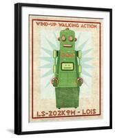 Lois Box Art Robot-John Golden-Framed Giclee Print