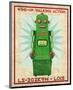 Lois Box Art Robot-John Golden-Mounted Art Print