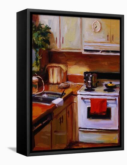 Lois' Kitchen-Pam Ingalls-Framed Stretched Canvas