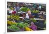 Lok Baintan Floating Market, Banjarmasin, Kalimantan, Indonesia-Keren Su-Framed Premium Photographic Print