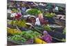 Lok Baintan Floating Market, Banjarmasin, Kalimantan, Indonesia-Keren Su-Mounted Premium Photographic Print