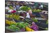 Lok Baintan Floating Market, Banjarmasin, Kalimantan, Indonesia-Keren Su-Stretched Canvas