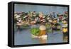 Lok Baintan Floating Market, Banjarmasin, Kalimantan, Indonesia-Keren Su-Framed Stretched Canvas