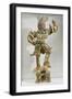 Lokapala or Heavenly King, Glazed Tri-Color Terracotta Statue, China, Tang Dynasty, 8th Century-null-Framed Giclee Print