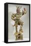 Lokapala or Heavenly King, Glazed Tri-Color Terracotta Statue, China, Tang Dynasty, 8th Century-null-Framed Stretched Canvas