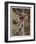 Loke and Rhine Maidens-Arthur Rackham-Framed Art Print