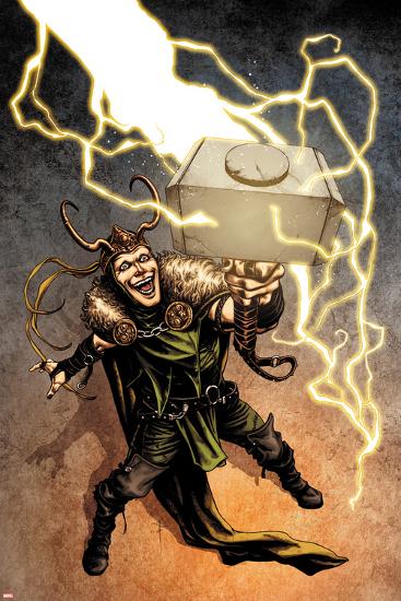 Loki No.1 Cover: Loki Standing-Sebastian Fiumara-Lamina Framed Poster