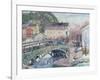 Lokke Bridge in Sandvika, 1919-Lars Jorde-Framed Giclee Print