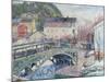 Lokke Bridge in Sandvika, 1919-Lars Jorde-Mounted Giclee Print