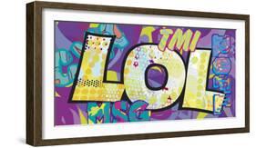 LOL (Laugh Out Loud)-Tom Frazier-Framed Art Print