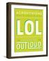 Lol-J.J. Brando-Framed Art Print