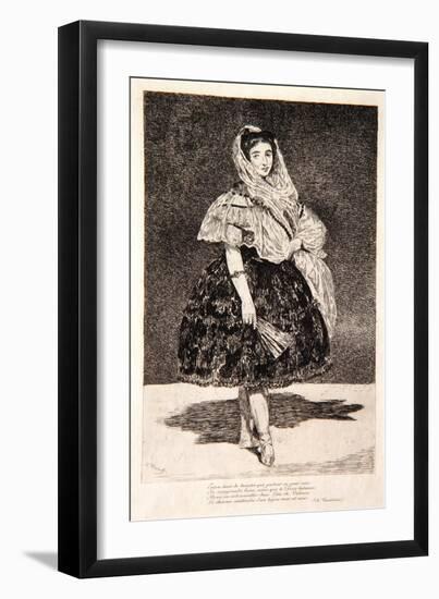 Lola De Valence, 1863-Edouard Manet-Framed Giclee Print