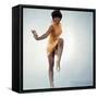 Lola Falana Extemporizes a Dance Step-null-Framed Stretched Canvas