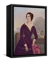 Lola Montez, American Dancer and Adventuress Born in Ireland-Jules Laure-Framed Stretched Canvas