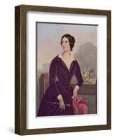 Lola Montez, American Dancer and Adventuress Born in Ireland-Jules Laure-Framed Photographic Print