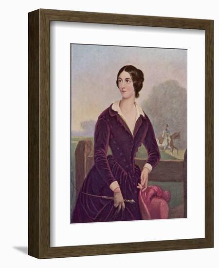 Lola Montez, American Dancer and Adventuress Born in Ireland-Jules Laure-Framed Photographic Print