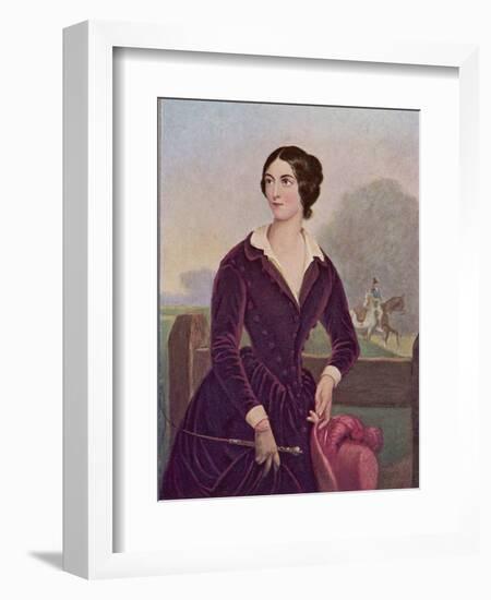 Lola Montez, American Dancer and Adventuress Born in Ireland-Jules Laure-Framed Photographic Print