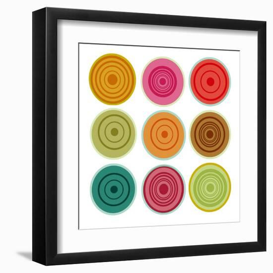 Lolipops Wendy-Ricki Mountain-Framed Art Print