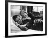 LOLITA, 1962 directed by STANLEY KUBRICK James Mason / Shelley Winters (b/w photo)-null-Framed Photo