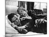 LOLITA, 1962 directed by STANLEY KUBRICK James Mason / Shelley Winters (b/w photo)-null-Mounted Photo