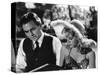 LOLITA, 1962 directed by STANLEY KUBRICK James Mason / Sue Lyon (b/w photo)-null-Stretched Canvas