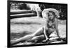 LOLITA, 1962 directed by STANLEY KUBRICK Sue lyon (b/w photo)-null-Framed Photo