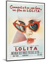 Lolita, French Movie Poster, 1962-null-Mounted Art Print