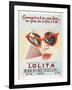 Lolita, French Movie Poster, 1962-null-Framed Art Print