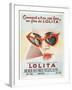 Lolita, French Movie Poster, 1962-null-Framed Art Print