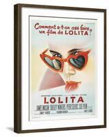 Lolita, French Movie Poster, 1962-null-Framed Art Print