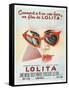 Lolita, French Movie Poster, 1962-null-Framed Stretched Canvas