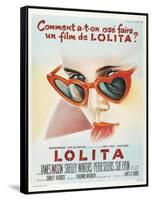 Lolita, French Movie Poster, 1962-null-Framed Stretched Canvas