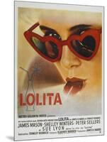 Lolita, French Movie Poster, 1962-null-Mounted Art Print