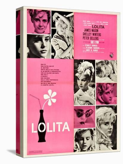 Lolita, Italian Movie Poster, 1962-null-Stretched Canvas
