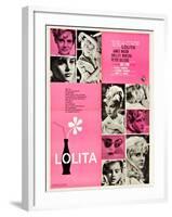 Lolita, Italian Movie Poster, 1962-null-Framed Art Print