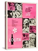 Lolita, Italian Movie Poster, 1962-null-Stretched Canvas