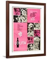 Lolita, Italian Movie Poster, 1962-null-Framed Art Print