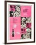 Lolita, Italian Movie Poster, 1962-null-Framed Art Print