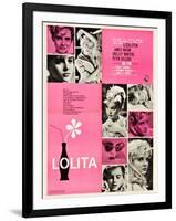 Lolita, Italian Movie Poster, 1962-null-Framed Art Print