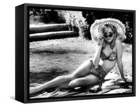 Lolita, Sue Lyon, 1962-null-Framed Stretched Canvas