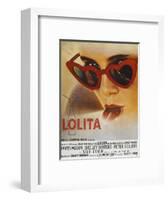 Lolita, Sue Lyon, French Poster Art, 1962-null-Framed Art Print